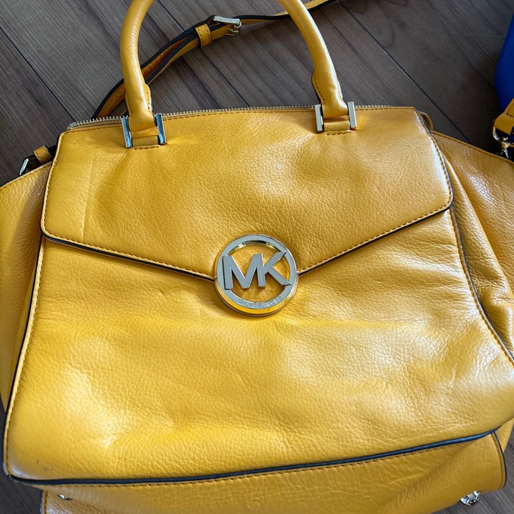 Michael Kors Yellow Purse